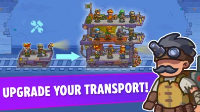 Tower Train: Zombie Defense 2D screenshot 1