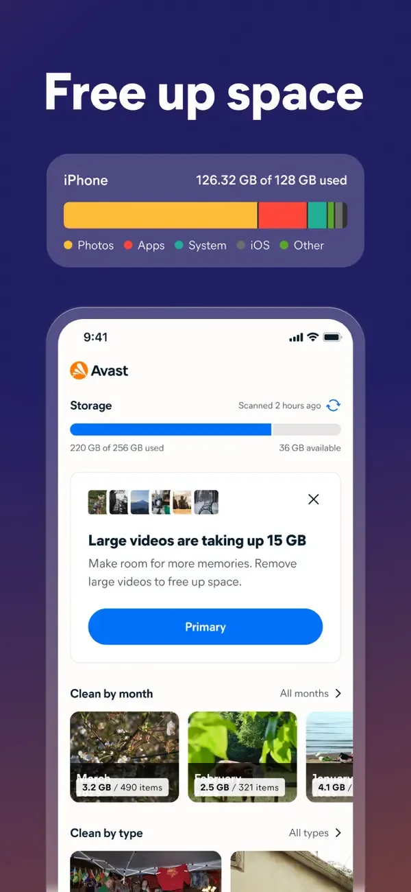 Avast Cleanup – Phone Cleaner screenshot 1