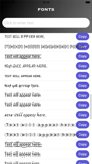 FontLab - Keyboard  for iPhone screenshot 3