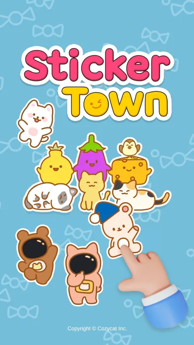 StickerTown Puzzle: Color book screenshot 1