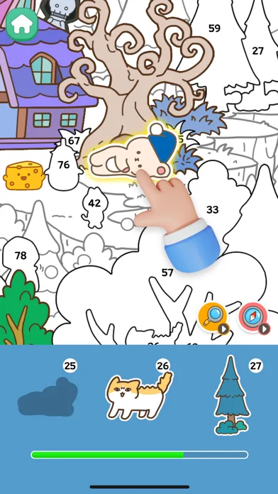 StickerTown Puzzle: Color book screenshot 3