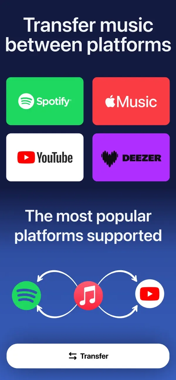 Playlist Transfer for My Music screenshot 2