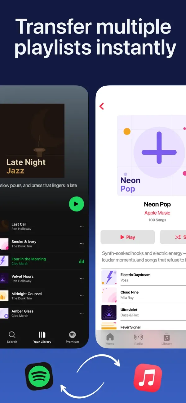 Playlist Transfer for My Music screenshot 4