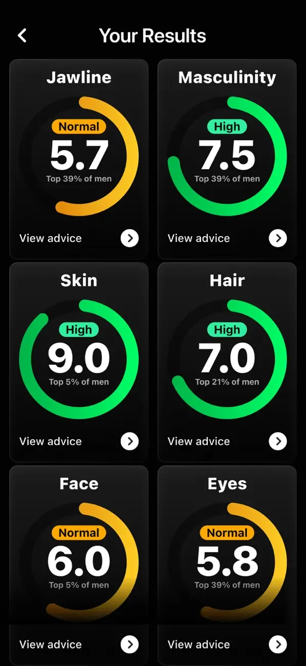 LooksMax Face Rating AI－LooxUP screenshot 2