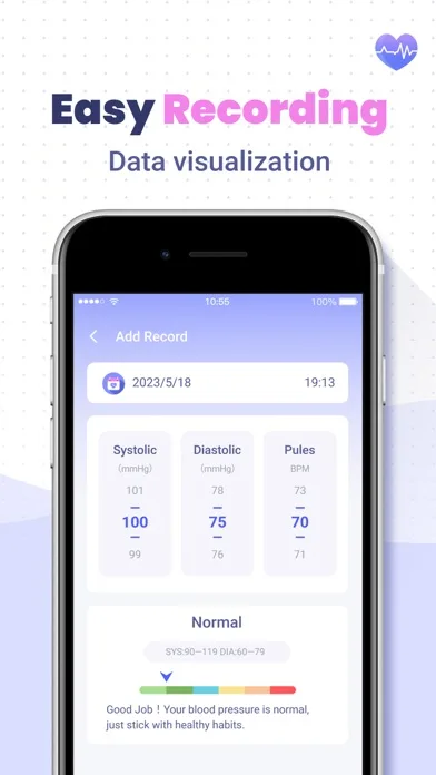 Heartwell: Track Health screenshot 1