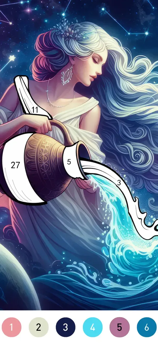 Fantasy Color By Number Game screenshot 4