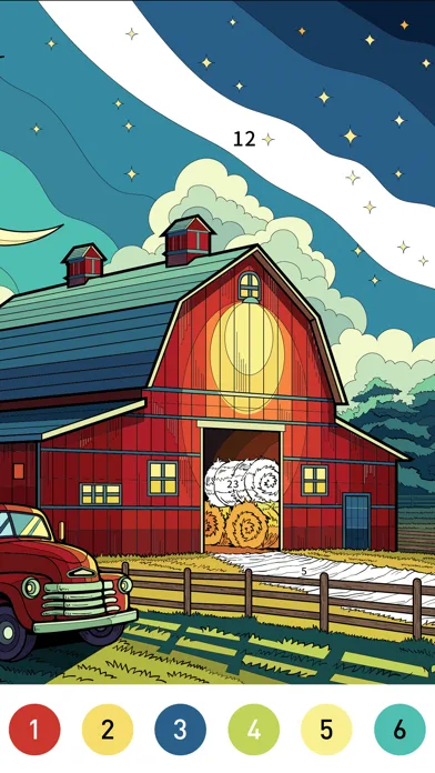 Nostalgia Color by number game screenshot 2