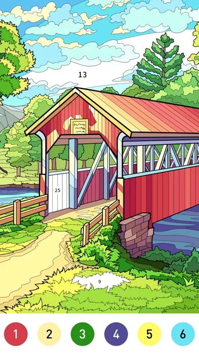 Nostalgia Color by number game screenshot 4