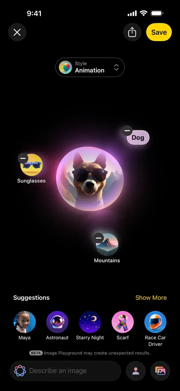 Image Playground screenshot 2