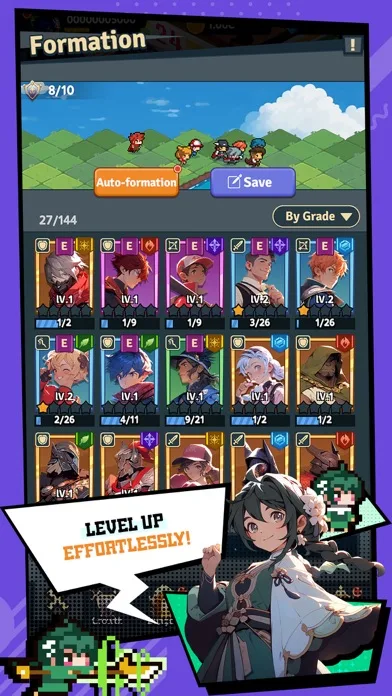 Rumble Squad: Idle Pixel RPG screenshot 2