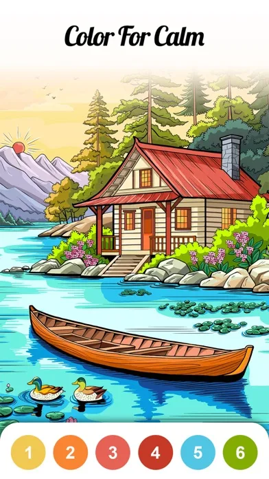 Calm Color-Color By Number screenshot 2