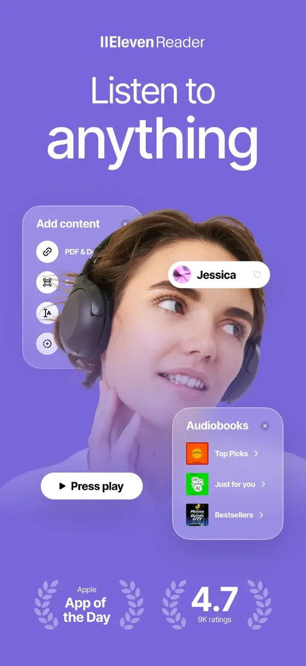 ElevenReader: Read Books Aloud screenshot 1
