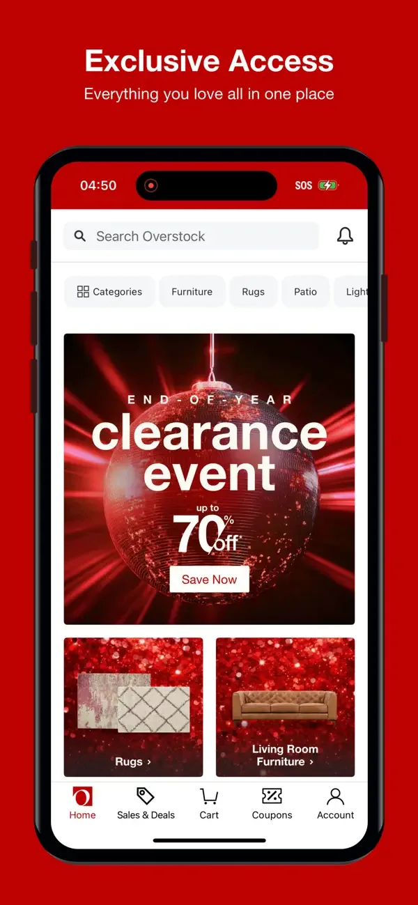 Overstock screenshot 1