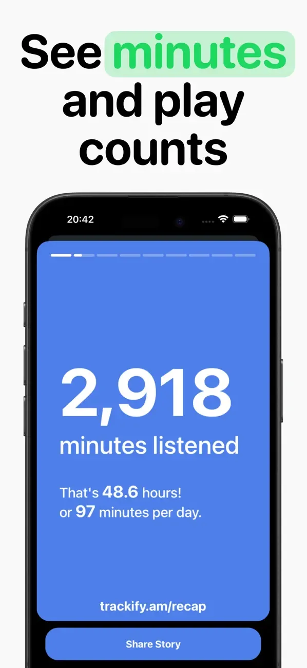 Trackify for Spotify Stats screenshot 2