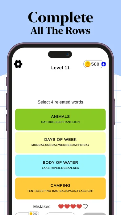 Connections Word Game screenshot 2