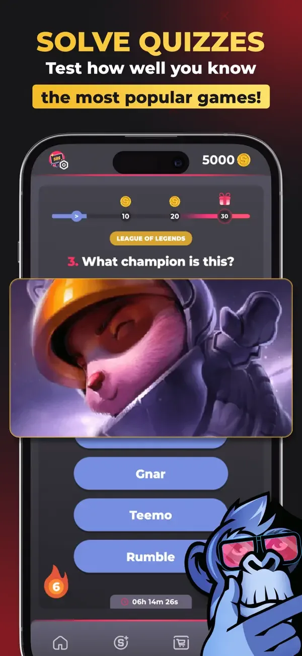 Skinape for Games - Play Quiz screenshot 1