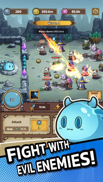 Slime Castle: Idle TD RTS Game screenshot 1