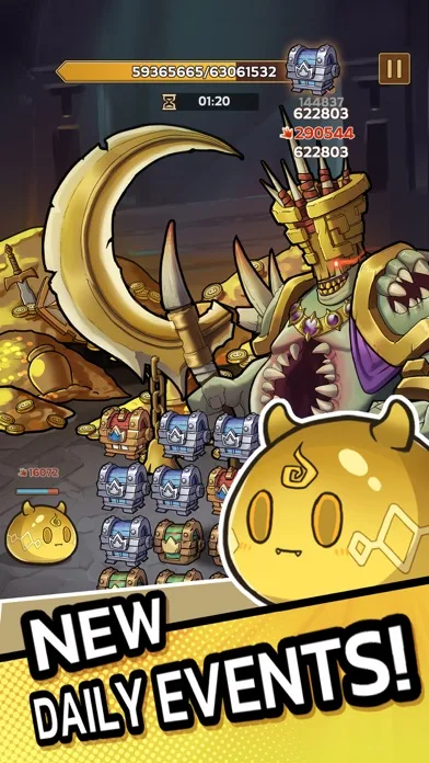 Slime Castle: Idle TD RTS Game screenshot 5