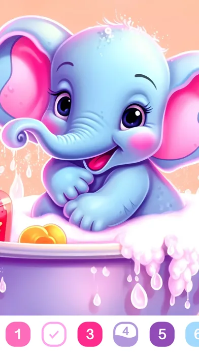 Cute Color - Color by Number screenshot 1