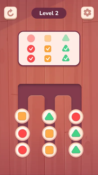 Color Shape Sort Puzzle screenshot 1