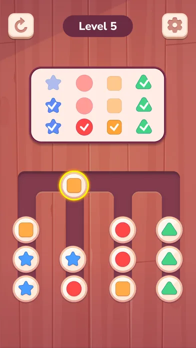 Color Shape Sort Puzzle screenshot 2