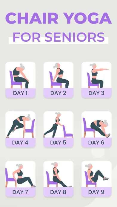 Chair Yoga for Seniors at Home screenshot 1