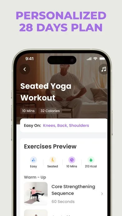 Chair Yoga for Seniors at Home screenshot 5