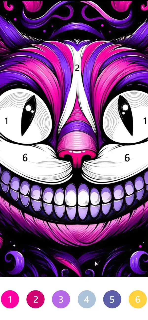 Macabre Color Paint By Number screenshot 1