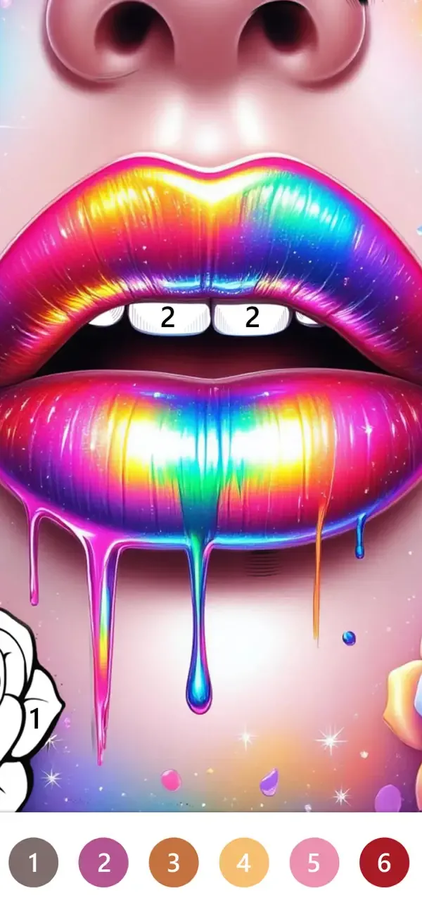 Macabre Color Paint By Number screenshot 2