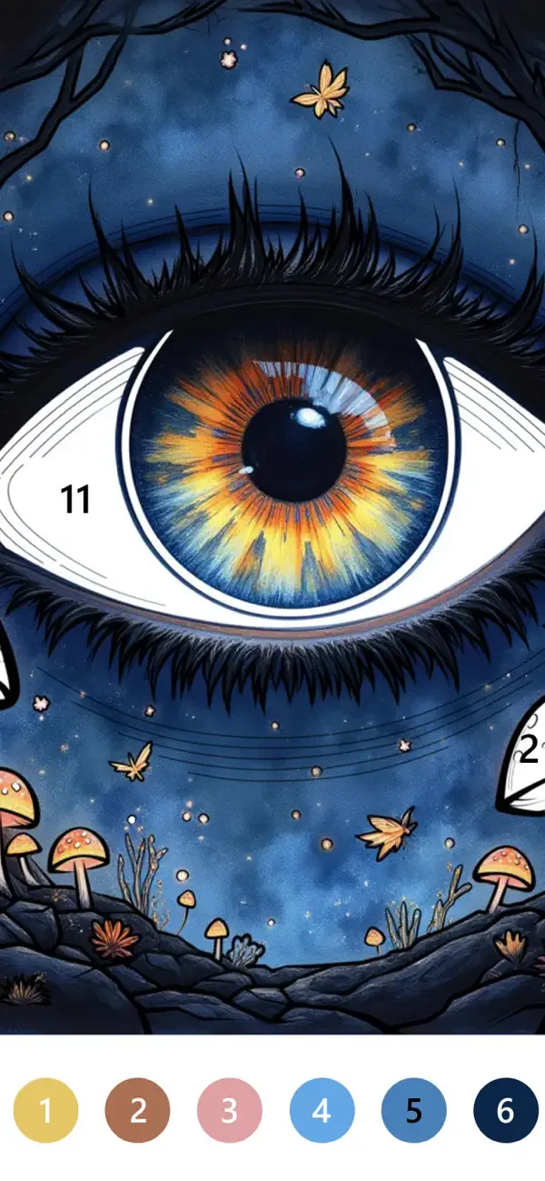 Macabre Color Paint By Number screenshot 3