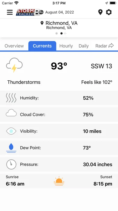 WRIC StormTracker 8 Weather screenshot 3