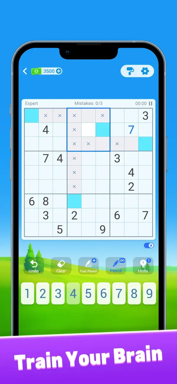 Sudoku: Train Brain Puzzles screenshot 2