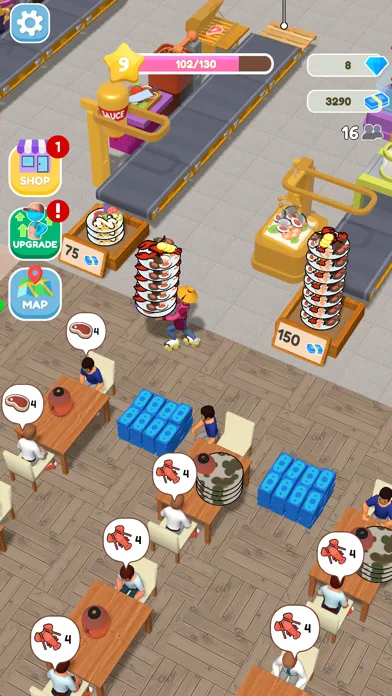 Conveyor Rush: Idle Food Games screenshot 2