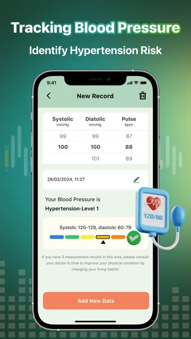 HeartBeet: BP & Sugar Track screenshot 4