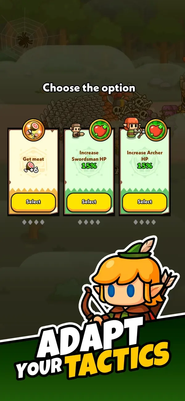 Tiny Warriors Rush - Idle TD screenshot 4