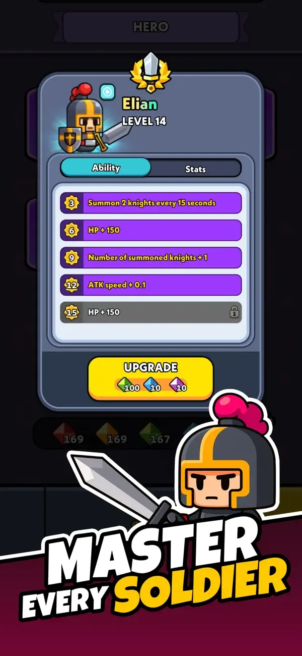 Tiny Warriors Rush - Idle TD screenshot 5