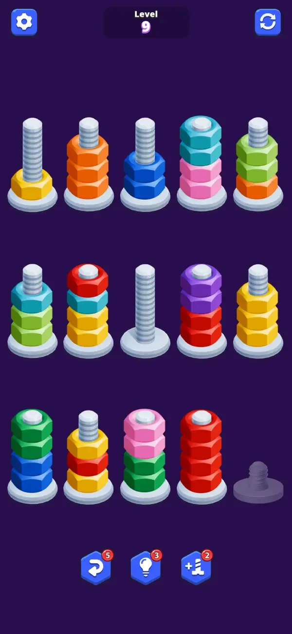 Nuts Sort Master™: Bolts Sort screenshot 1