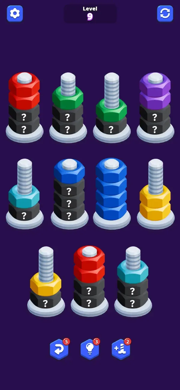 Nuts Sort Master™: Bolts Sort screenshot 3