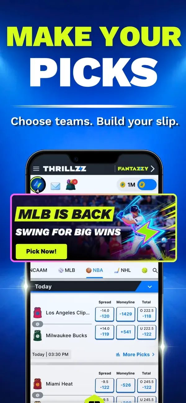 Thrillzz Fun Social Sportsbook screenshot 2