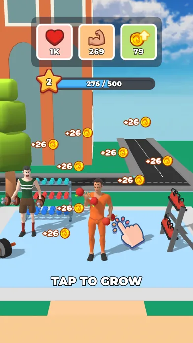 Gym Workout Hero: Idle Clicker screenshot 1