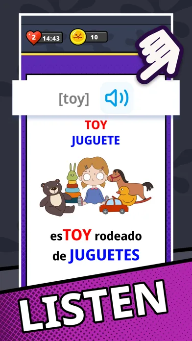 Easy Lizzy: English words screenshot 4