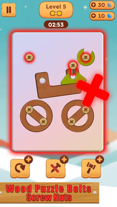 Crazy Screws: Wood Bolts&Nuts screenshot 4