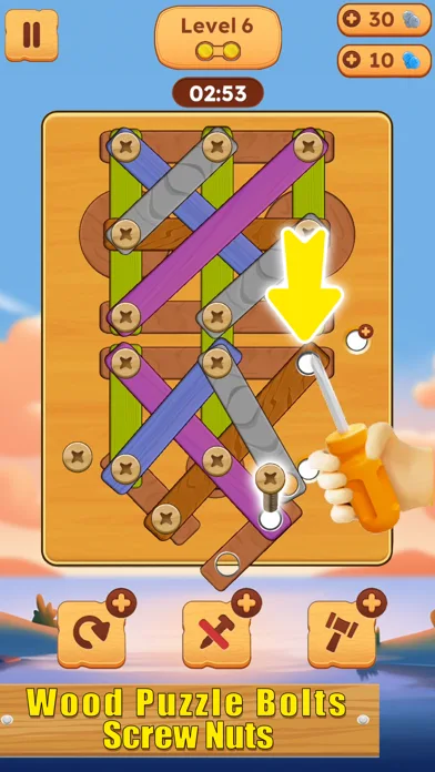 Crazy Screws: Wood Bolts&Nuts screenshot 5