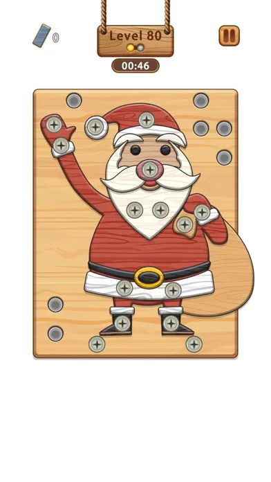 Wood Nuts & Screw Puzzle screenshot 1