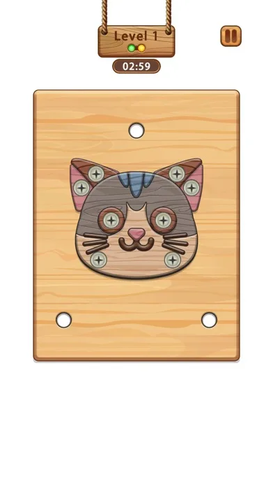 Wood Nuts & Screw Puzzle screenshot 3