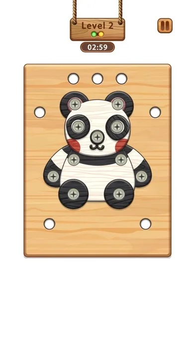 Wood Nuts & Screw Puzzle screenshot 4