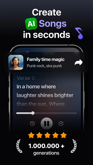 AI Song Music Generator: Muzio screenshot 1