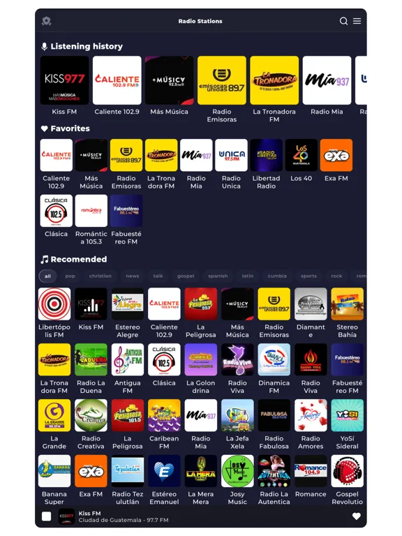 Radio Guatemala FM Online screenshot 1