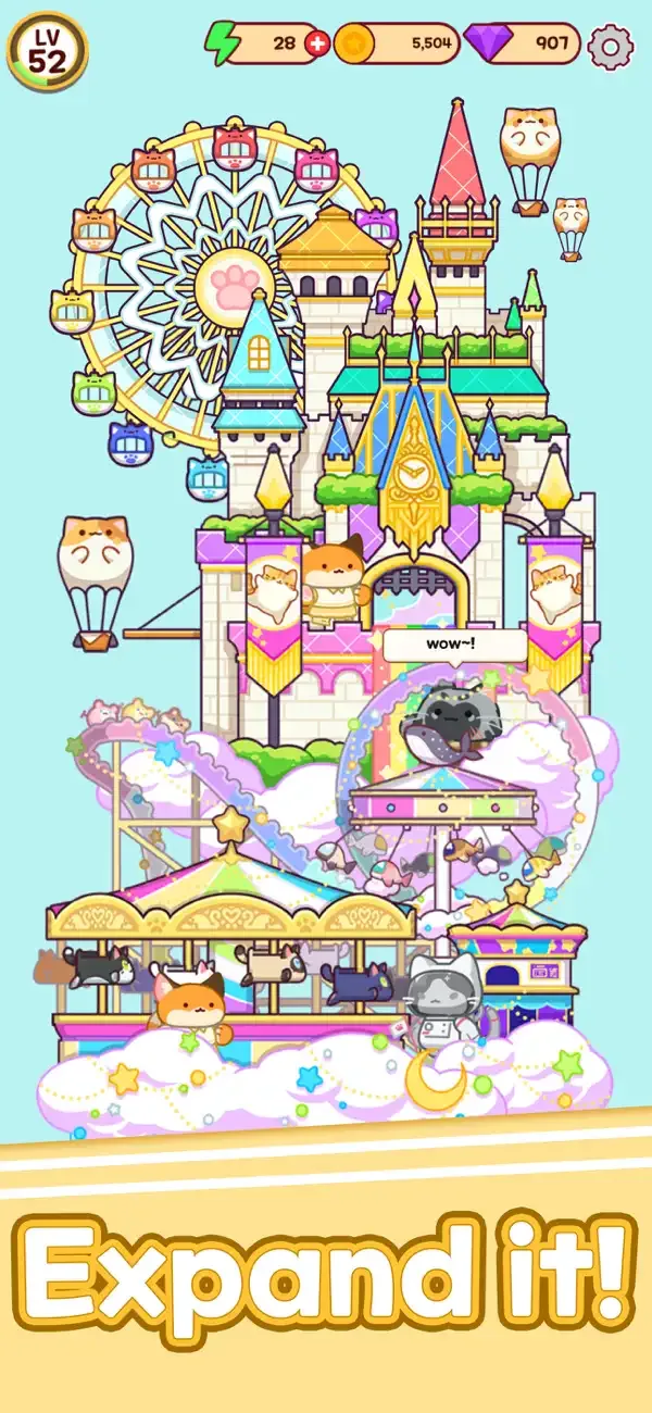 Merge Cat Cafe : Coffee cat screenshot 3