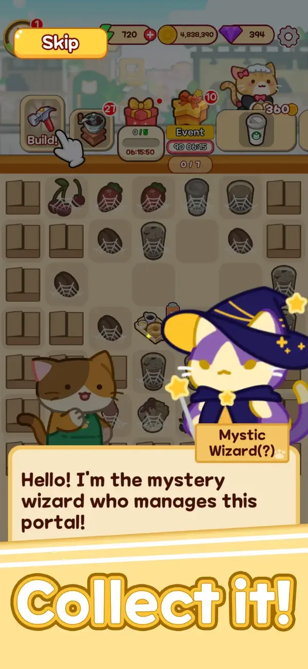 Merge Cat Cafe : Coffee cat screenshot 4